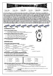 English Worksheet: MONEY & SUCCESS