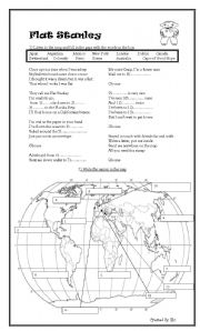 English Worksheet: Flat Stanley project handouts