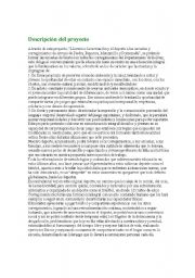 English Worksheet: planificacion