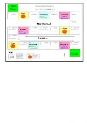 English Worksheet: board game