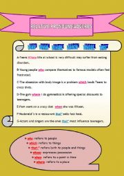  RELATIVE PRONOUNS/ADVERBS