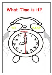 English Worksheet: What time is it