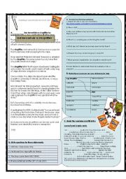 Sid The Seagull-Present and  Past Simple exercises & reading & answer key