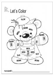 lets color bear