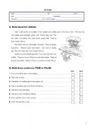 English Worksheet: Worksheet - 2nd term - 5th grade