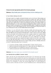 English Worksheet: test