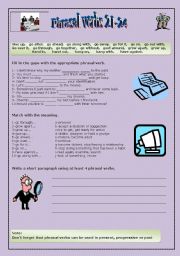 English Worksheet: Phrasal verbs 21-24