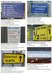 SIGNS AND NOTICES #2 (10 photos on 2 pages)