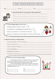 English Worksheet: Volunteering - listening exercises