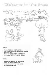 English Worksheet: Welcome in the farm