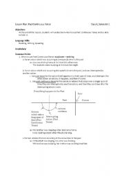 English Worksheet: Past Continuous Tense Through Camp Songs