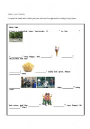 English worksheet: Verb - Past Tense