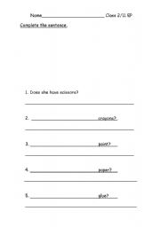 English worksheet: Math Money Word problem