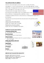 English Worksheet: United States of America