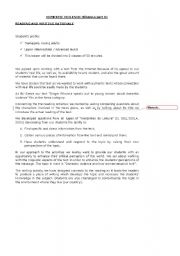 English Worksheet: Domestic violence PART 01 -Rihanna