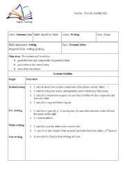 Personal letters worksheets