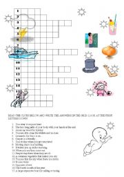 English worksheet: Crossword Puzzle 