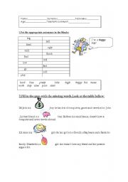 English Worksheet: Antonyms worksheet