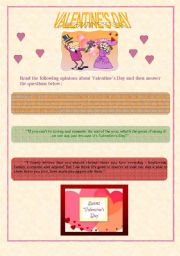 English Worksheet: Valentines Day