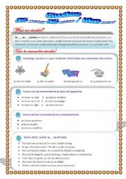 English Worksheet: Similes