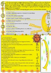 English Worksheet: Moon and sun idioms