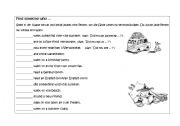 English Worksheet: Find someone who (summer holidays)