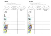 English Worksheet: daily routine pairwork