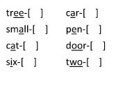 English worksheet: transcription