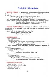 English Worksheet: Grammar in general