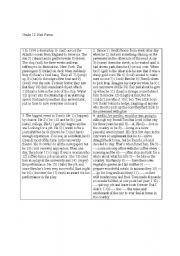 English Worksheet: Practise on Past Tenses worksheet