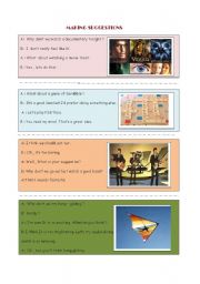 English Worksheet: Making Suggestions