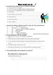 What would you do - worksheet - 2nd conditional