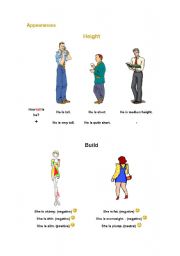 English worksheet: APPEARANCES