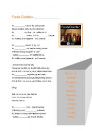 English Worksheet: Lemon Tree - Song Gap Fill Worksheet