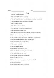 English Worksheet: Fired