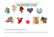 English Worksheet: Valentines day