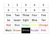 English Worksheet: Simple Matching Game