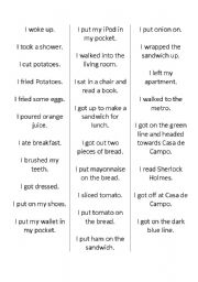 English Worksheet: Before and After