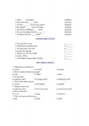 English Worksheet: Test