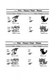 English Worksheet: This / that