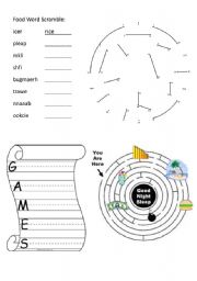 English worksheet: Mixed Worksheet