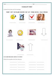 English Worksheet: SONG Hot N Cold- Kate Perry