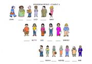 English Worksheet: DESCRIBING PEOPLE