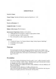 English worksheet: lesson plan-20 Word formation-suffix/prefix