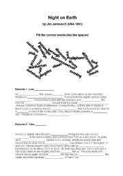 English Worksheet: Night On Earth