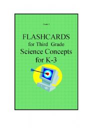 Science flashcards for grade 3. ***31 pages full of flashcards