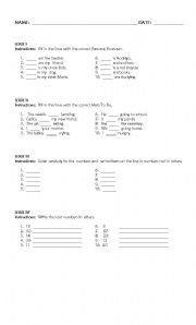 English worksheet: Worksheet Review