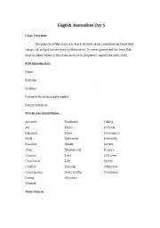 English worksheet: Journalism Course