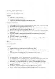 English worksheet: Lesson plan for General English