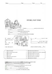 English Worksheet: Past Tense